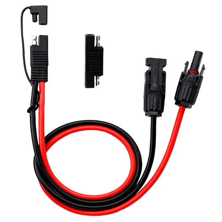 SAE konektor untuk Solar konektor PV otomotif kawat Harness Power 1000V 6mm2 4mm2 kabel fotovoltaik surya