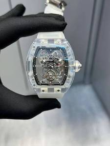 Reloj Mecánico de Alta Calidad con Tourbillon 56-01, Caja de Acero Inoxidable, Cristal de Zafiro, Diseño de Lujo, Caja Tonneau, 50 Bar, con Puntero - Product Image 6