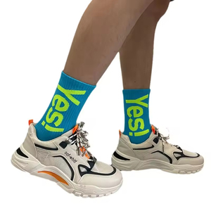 High Quality Designer Custom Crew Grip <b>Socks</b> – Double Line Floral Pattern Embroidery Logo Yoga Pilates <b>Socks</b> for Women - Product Image 6