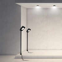Lumière LED de vitrine de bijouterie de haute qualité 4*1W 100-240Vac, mini projecteur LED pour présentoir de bijoux