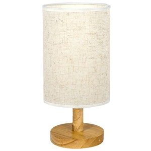 Decoración de tela de madera maciza nórdica, lámpara de escritorio USB, dormitorio, estudio de cabecera, casa de familia, luz de noche LED, venta al por mayor, calcomanía creativa - Product Image 4