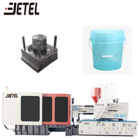 Grande machine d'injection plastique horizontale hydraulique automatique, traitement écologique des coques, PET/PC/PA/ABS/PP HDPE, pompe PLC