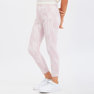 LOGO personalizzato Sport per bambini allenamento attivo abbigliamento Yoga <span class=keywords><strong>ginnastica</strong></span> ritmica <span class=keywords><strong>Leggings</strong></span> a coste per ragazze bambini - Product Image 4