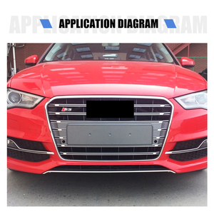 银华厂家直接供应14-16 A3 <span class=keywords><strong>S3</strong></span>高光汽车中间格栅车身零件格栅 - Product Image 2