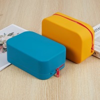 Silikon Umhängetaschen für Damen Wasserdichte Make-up Aufbewahrung organisator Tragbare Reise Umhängetasche Mode Clutch Kosmetik taschen