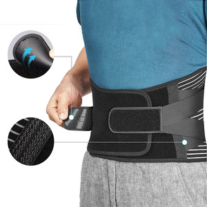 Profesional ortopédico transpirable ajustable inferior Lumbar espalda Brace <span class=keywords><strong>cintura</strong></span> soporte cinturón Universal elástico médico Fitness - Product Image 5