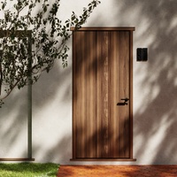 Conceptions de porte simple en bois Conception de porte double en bois Porte intérieure en bois personnalisable en Chine