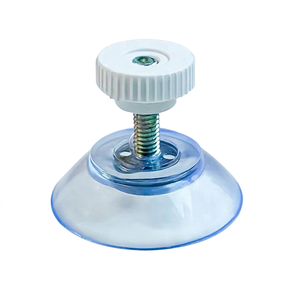 ถ้วยดูดสุญญากาศพีวีซีใสแบบกำหนดเองพร้อมน็อตยึดสำหรับแขวนกระจก - Product Image 1