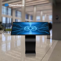 Panneau d'affichage numérique grand format personnalisé avec animation, écran tactile vertical, kiosque sur pied pour hôtel, magasin, utilisation intérieure/extérieure