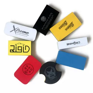 Various Types Printed Logo Block Applicator Small Ceramic Coating Applicator Pad For Car Detailing