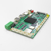 Carte mère d'ordinateur de contrôle industriel basée sur Android KN RK3562 avec module réseau 4G, interfaces RS232/RS485, montage sur circuit imprimé