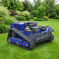 Vente directe d'usine - Tondeuses à gazon télécommandées Beijun Loncin 224CC EPA Euro 5, largeur 550 mm, pour la tonte sur pente
