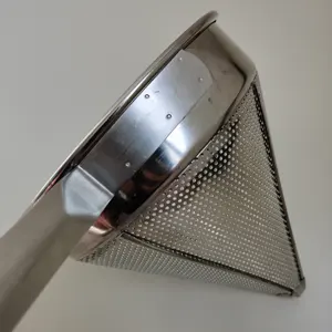 Stock Available Sieve Stainless Steel Mesh Strainer With Handle