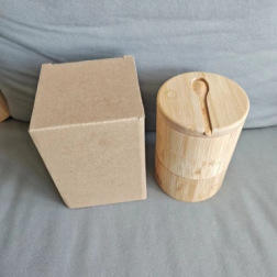 หม้อไม้ไผ่<span class=keywords><strong>สาม</strong></span><span class=keywords><strong>ชั้น</strong></span>สำหรับใช้ในครัวเรือนพร้อมฝาปิดและช้อนกล่องเก็บไม้สำหรับพริก - Product Image 6