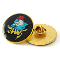Insignes d'artisanat en métal de conception personnalisée de haute qualité épingles époxy à petit bouton modernes pour chapeaux pour votre propre style