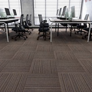 Alfombra Decorativa Ecológica de PP de Último Diseño, Alfombra Comercial para Oficina, Baldosas de Alfombra de Alta Densidad Resistentes al Fuego - Product Image 5