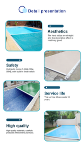 ผ้าคลุมสระว่ายน้ำทรงสี่เหลี่ยม PVC ยี่ห้อ AQUA หนา 5 มม. กันน้ำ ทนรังสียูวี ติดตั้งง่าย สำหรับสระว่ายน้ำที่บ้าน - Product Image 6