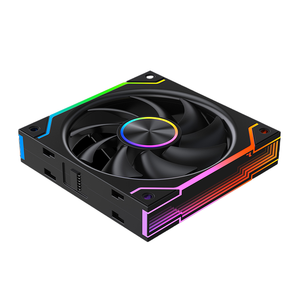 120mm argb LED <span class=keywords><strong>PC</strong></span> Cpu Cooler Fan 4Pin 12V PWM RGB điều khiển quạt cho máy tính chơi Game trường hợp CPU làm mát - Product Image 4