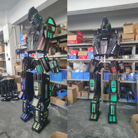 Tenue de robot lumineuse pour soirée, tenue de méca pour bal de carnaval adulte, tenue de mascotte de festival, accessoires d'ambiance
