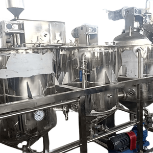 New Energy Saving 15TPD Stainless Steel Sunflower <b>Oil</b> Refining <b>Machine</b> Continuous Crude Palm Production Line PLC - Product Image 4