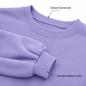 Sudadera Extra Grande Morada Premium para Mujer con Cierre Lateral y Etiqueta Gráfica para Moda Urbana - Product Image 6