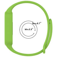 Nouveauté Bracelet de remplacement en caoutchouc de couleur unie sportif confortable et tendance avec boucle à pression de 12 mm pour bracelet Mi Band 9
