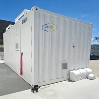 Conteneur de centre de données IA OEM/ODM à refroidissement par air, capacité informatique de 500 kW avec rack de serveur 19 pouces pour l'IoT agricole