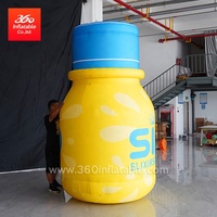 360 Gonflables publicitaires personnalisables Logo-Imprimé 360 Bouteille de médecine gonflable