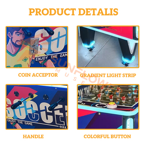 Trong nhà 2-Player đồng tiền hoạt động <span class=keywords><strong>Foosball</strong></span> bóng đá Arcade Mini chuyên nghiệp bảng trò chơi bóng đá vui chơi giải trí máy cho người lớn hoặc trẻ em - Product Image 3