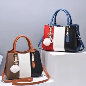 Women's Bag 2021 High-end Brand Smooth Leather Fashion Luxury Elegant Design Handbag with Pendant