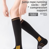 Chaussettes de compression en coton sans couture pour femmes - Fournisseur ODM - Chaussettes longues pour mollets pour usage sportif professionnel