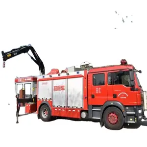 Individueller HOGNYAN 4 × 2 RHD 8000L Brandbekämpfungswagen 8 m3 Rettungskran Brandmotor Lkw 10 cbm Wasserschaum-Tanker Brandfahrzeug