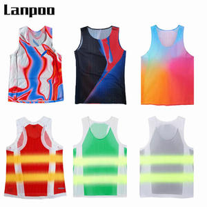 Camicie da uomo Ultra leggere da maratona canotta da corsa ad asciugatura rapida senza maniche da allenamento - Product Image 1