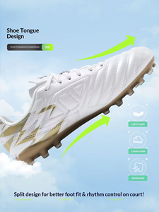 Chaussures de football MG Winter en cuir véritable pour hommes, adolescents, enfants, filles, garçons EU32-45, chaussures d'entraînement et de compétition professionnelles - Product Image 4