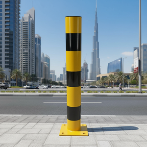 Bolardo Metálico Sabit Direk de 75 cm, Diseño Dubai - Product Image 3