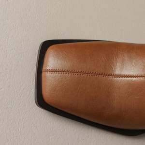 Botines de Mujer Cialisa, de Piel Auténtica Marrón y Blanca, con Cierre de Cremallera, Tacón Alto Cuadrado, Botines Cortos de Invierno 2022 - Product Image 6