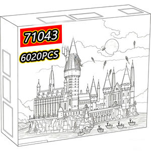 Z 71043 Ensemble <span class=keywords><strong>de</strong></span> blocs <span class=keywords><strong>de</strong></span> construction Château Magique, Grand puzzle <span class=keywords><strong>de</strong></span> collage, Jouet en plastique - Product Image 1