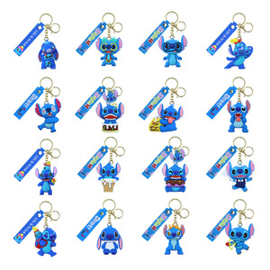 Portachiavi Lilo e Stitch all'Ingrosso, Charm per Zaino in Plastica Morbida, Regalo Gratuito con Sensazione Premium - Product Image 2