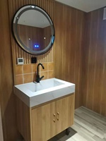 Bureaux mobile de luxe en forme de T, norme européenne, petit conteneur de livraison de luxe, maison, hôtel, villa avec salle de bains, cuisine