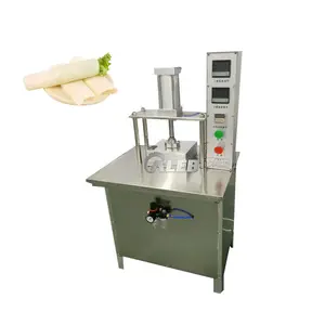 Hamur presleme ve pişirme makinesi yeni tasarım ince pişmiş ekmek tortilla pita yapımcısı