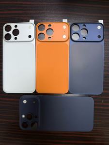 Película Protectora Trasera Ultrafina de PET Esmerilado Antihuellas con Logotipo, Cambia de Color, para <span class=keywords><strong>iPhone</strong></span> 17 16 15 14 <span class=keywords><strong>13</strong></span> <span class=keywords><strong>Pro</strong></span> Max - Product Image 1