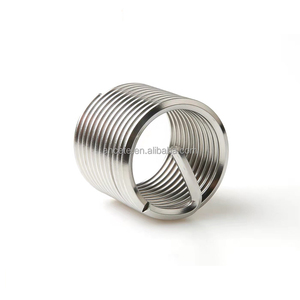 SS304 헬리코일 인서트는 나사산 강화용으로 사용됩니다. 와이어 나사산 인서트 잠금장치 55도 원통형 실링 파이프 나사산 G1/2 G3/4 G1 - Product Image 1