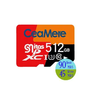 Ceamere ORG Pattern Real 512GB Mini Flash Micro Memory Cards Tarjeta De Memoria Class 10 32GB 64GB 128GB Flash Memory Card 512GB