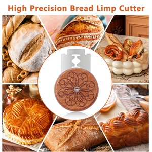 Custom Design Wood UFO <b>Bread</b> Lame <b>Knife</b> Dough Scoring Tool for Sourdough Basket Kit - Product Image 2
