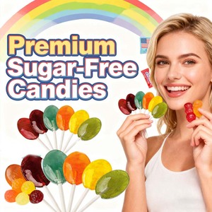 All'ingrosso caramelle gommose di frutta senza zucchero sfuse supporto immunità dentale caramelle lecca lecca integratore - Product Image 6