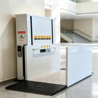 Eterlift 6m 350kg, élévateur hydraulique en acier inoxydable pour personnes handicapées, équipement d'accès pour villa intérieure et extérieure