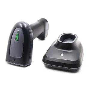 Scanner de codes à barres haute performance 2D Bluetooth + 2.4G + USB( 3 en 1) sans fil avec table de base de charge numérisable BWHS23