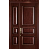GJ-Z725 nouvellement peinture décorative de placage de mère et fils cadre portes d'entrée en option pour les maisons modernes