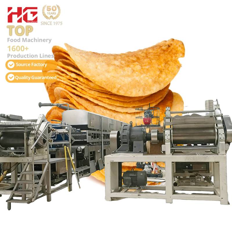 Medium Capacity Potato Chips Line Large