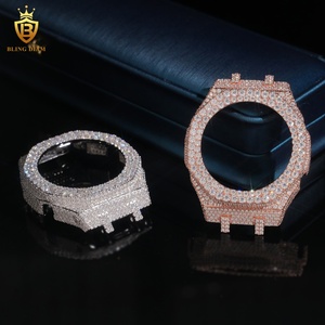 Nouveau Kit de Pièces Personnalisées pour Montre <span class=keywords><strong>GA2100</strong></span> : Boîtier, Lunette et Bracelet – Accessoires Homme Or Rose, Moissanite VVS, Argent 925 - Product Image 3